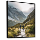 Mountain Hiking Photo I - Hiking Canvas Wall Art