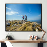 Trails Hiking Photo I - Hiking Canvas Wall Art