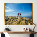 Trails Hiking Photo I - Hiking Canvas Wall Art