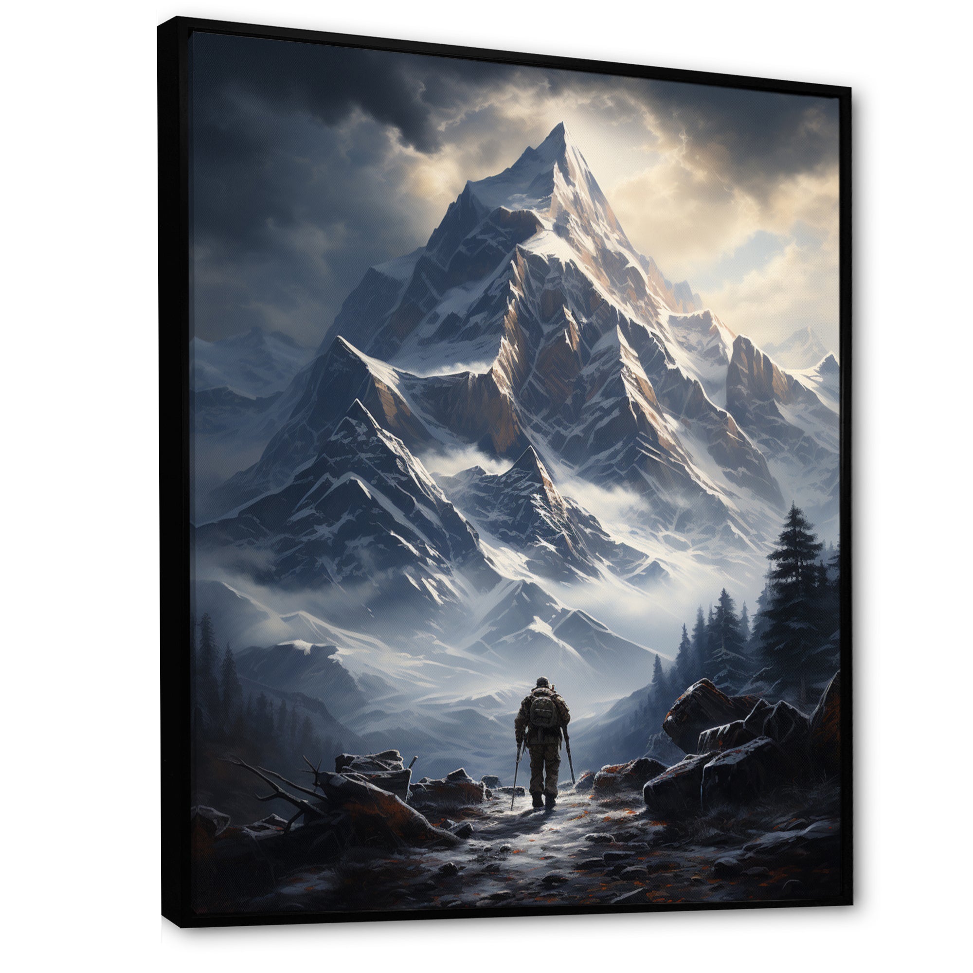 Mountain Trails Harmony I - Hiking Canvas Wall Art