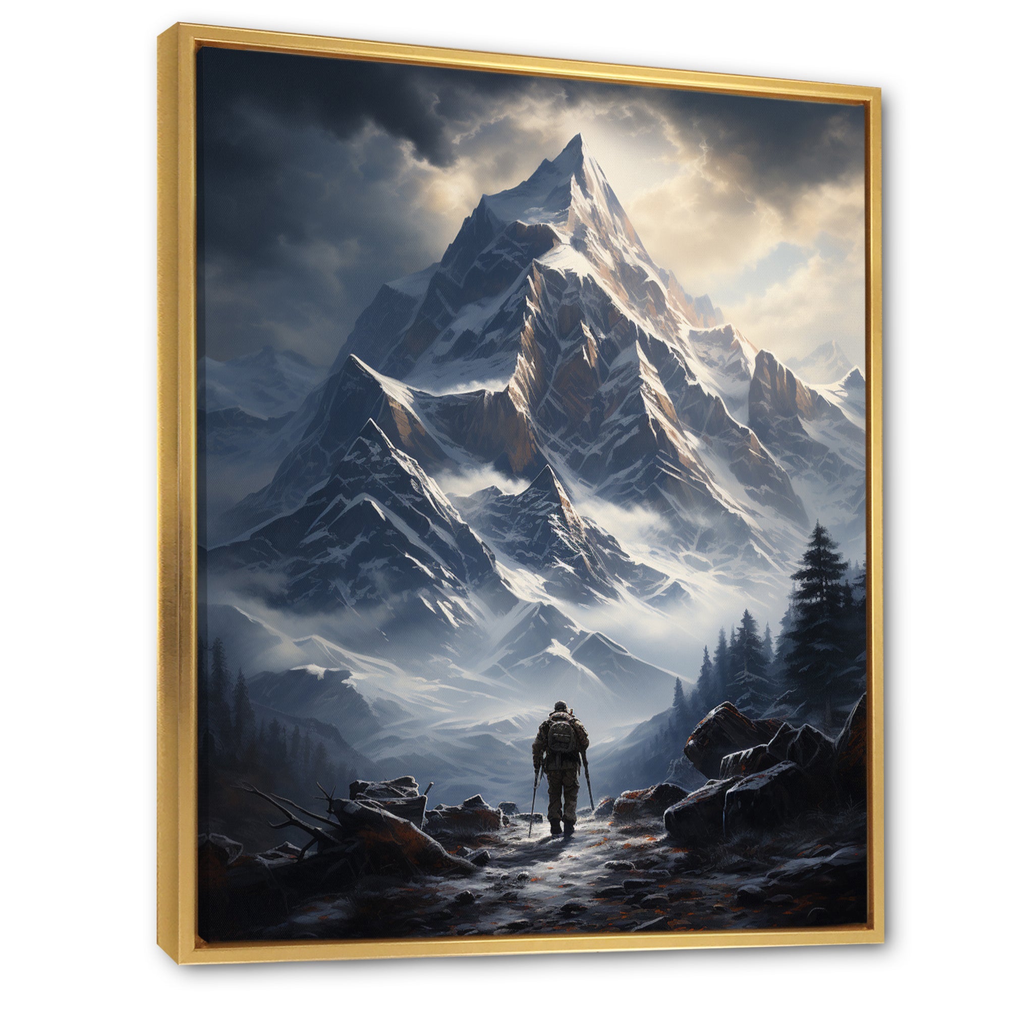 Mountain Trails Harmony I - Hiking Canvas Wall Art