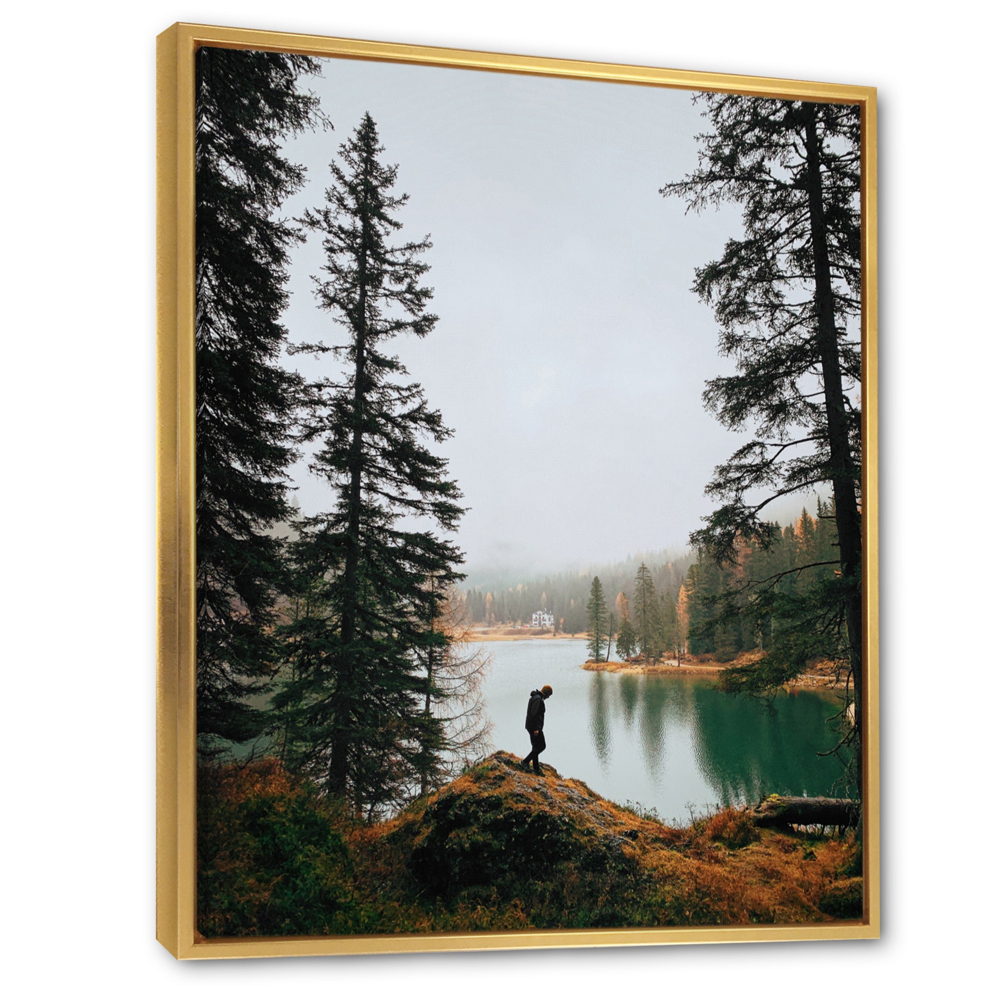 Lake Trails Harmony - Hiking Canvas Wall Art