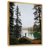 Lake Trails Harmony - Hiking Canvas Wall Art