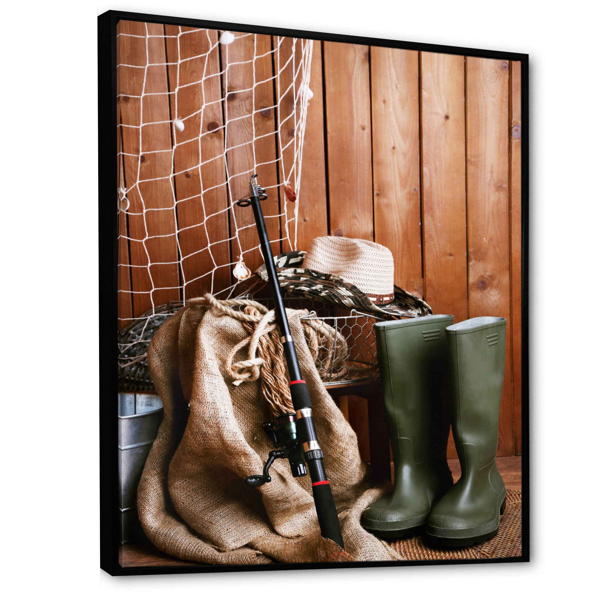 Ready For Fishing - Hunting & Fishing Canvas Wall Art