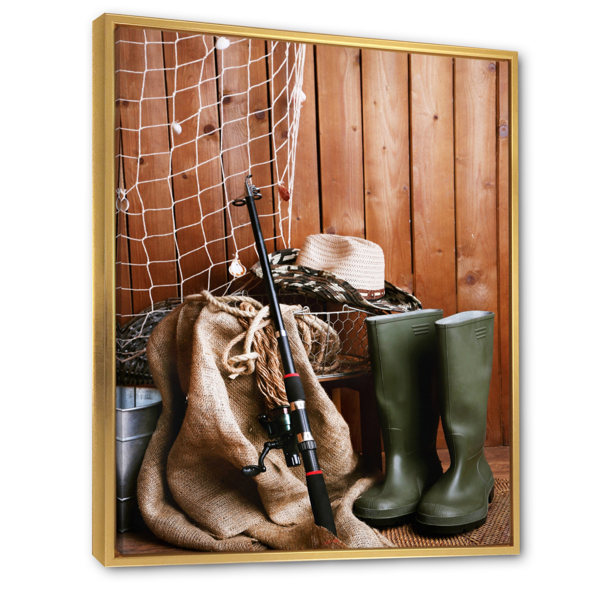 Ready For Fishing - Hunting & Fishing Canvas Wall Art
