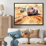 Vintage Classic AR Speedway Rush - Racing Canvas Wall Art