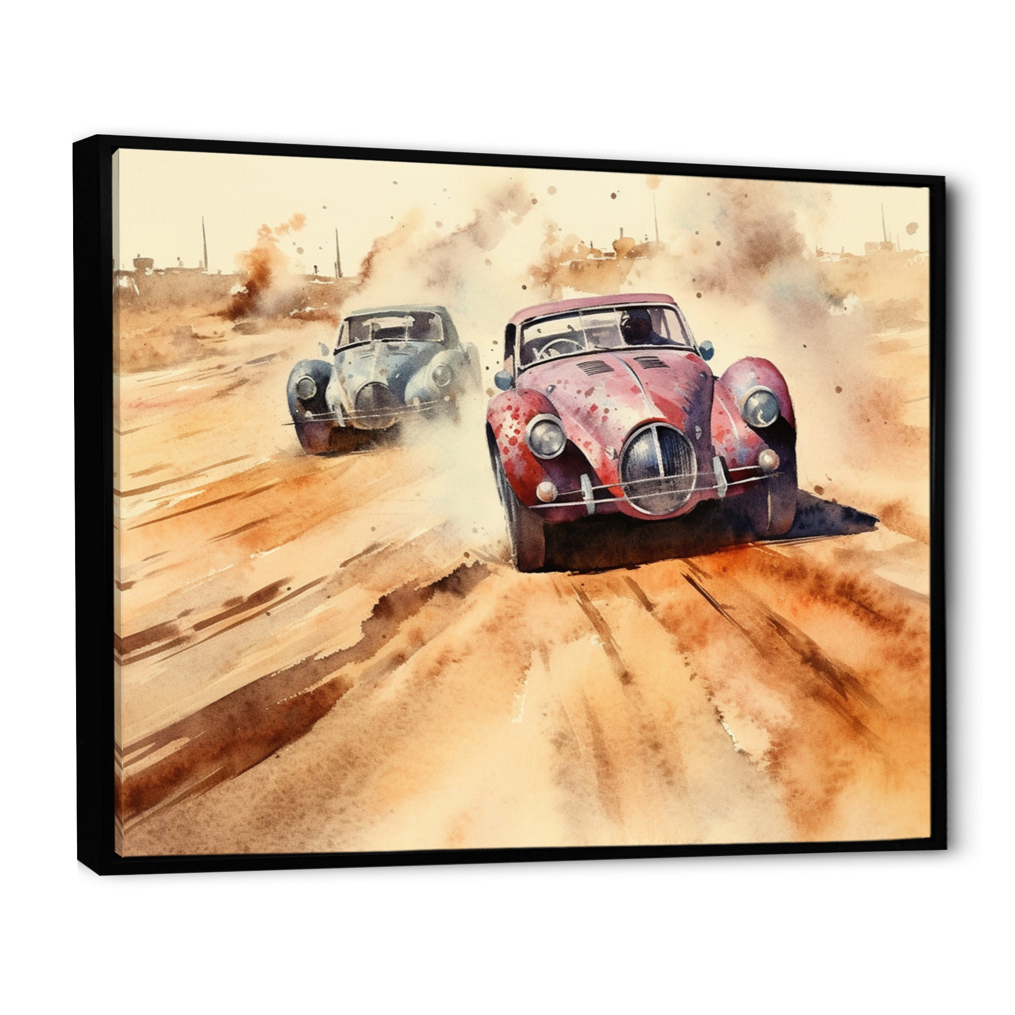 Vintage Classic AR Speedway Rush - Racing Canvas Wall Art