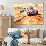 Vintage Classic AR Speedway Rush - Racing Canvas Wall Art
