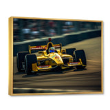 Speedway Formula Car Rush I - Racing Canvas Wall Art