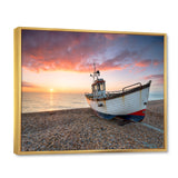 Sailing Boat Solitude Photo I - Sailing Canvas Wall Art