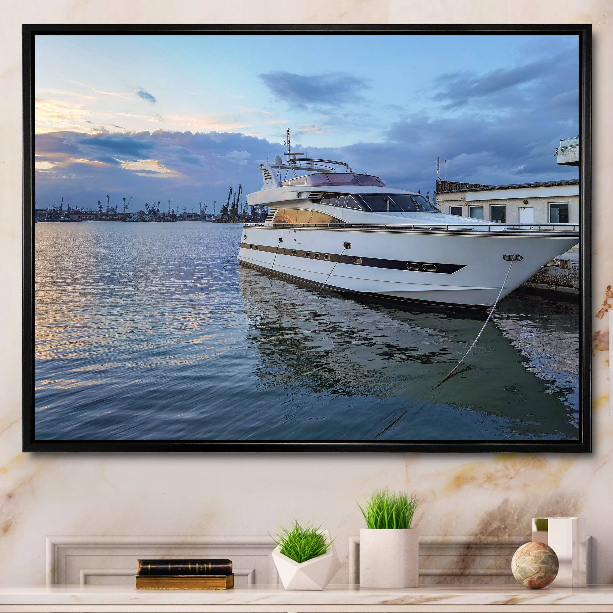 Yacht Boat Serenity Photo - Sailing Canvas Wall Art