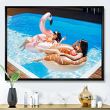 Swimming Harmony - Swimming Canvas Wall Art