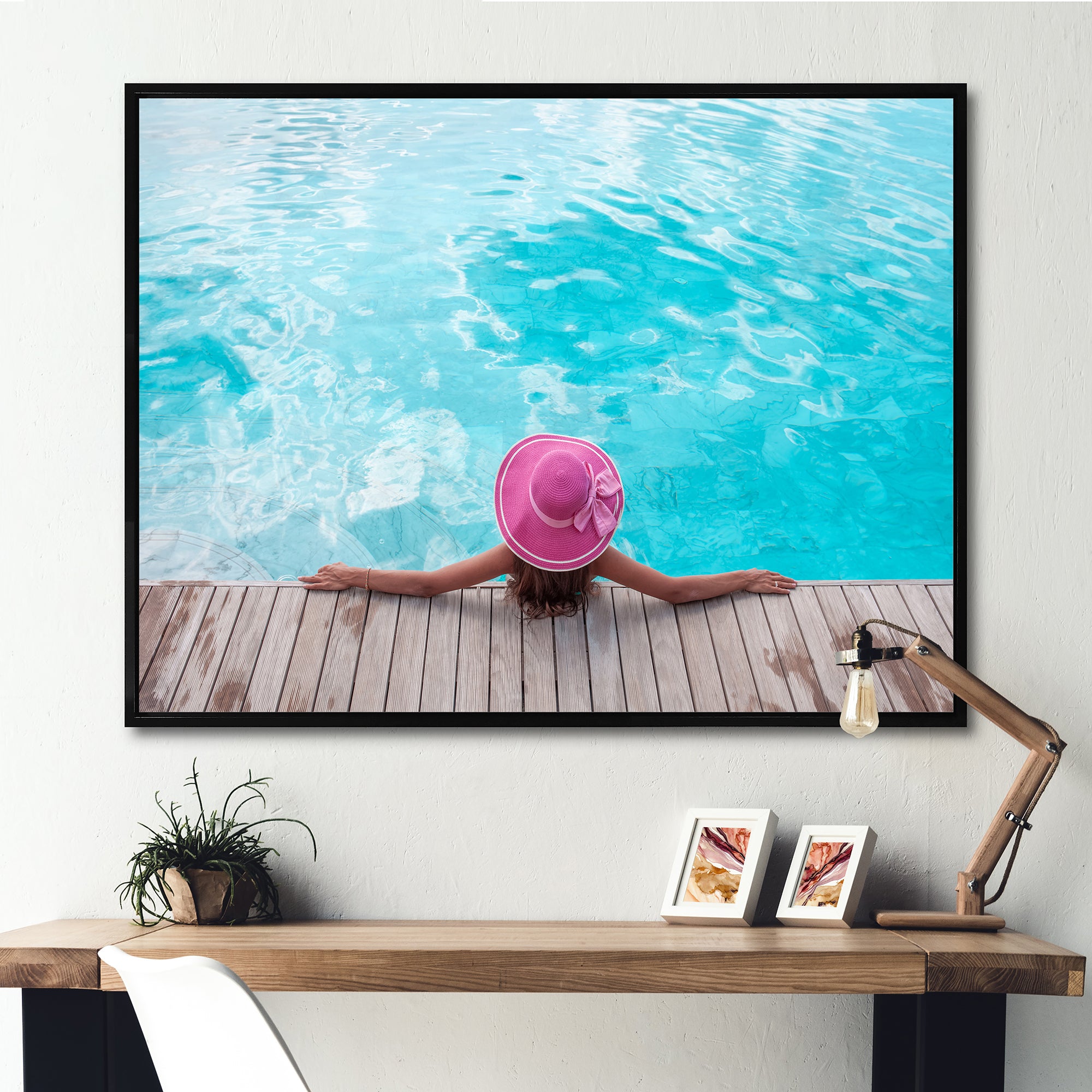 Swimming Relaxation I - Swimming Canvas Wall Art