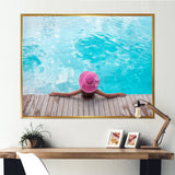 Swimming Relaxation I - Swimming Canvas Wall Art