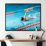Swimming Strokes - Swimming Canvas Wall Art