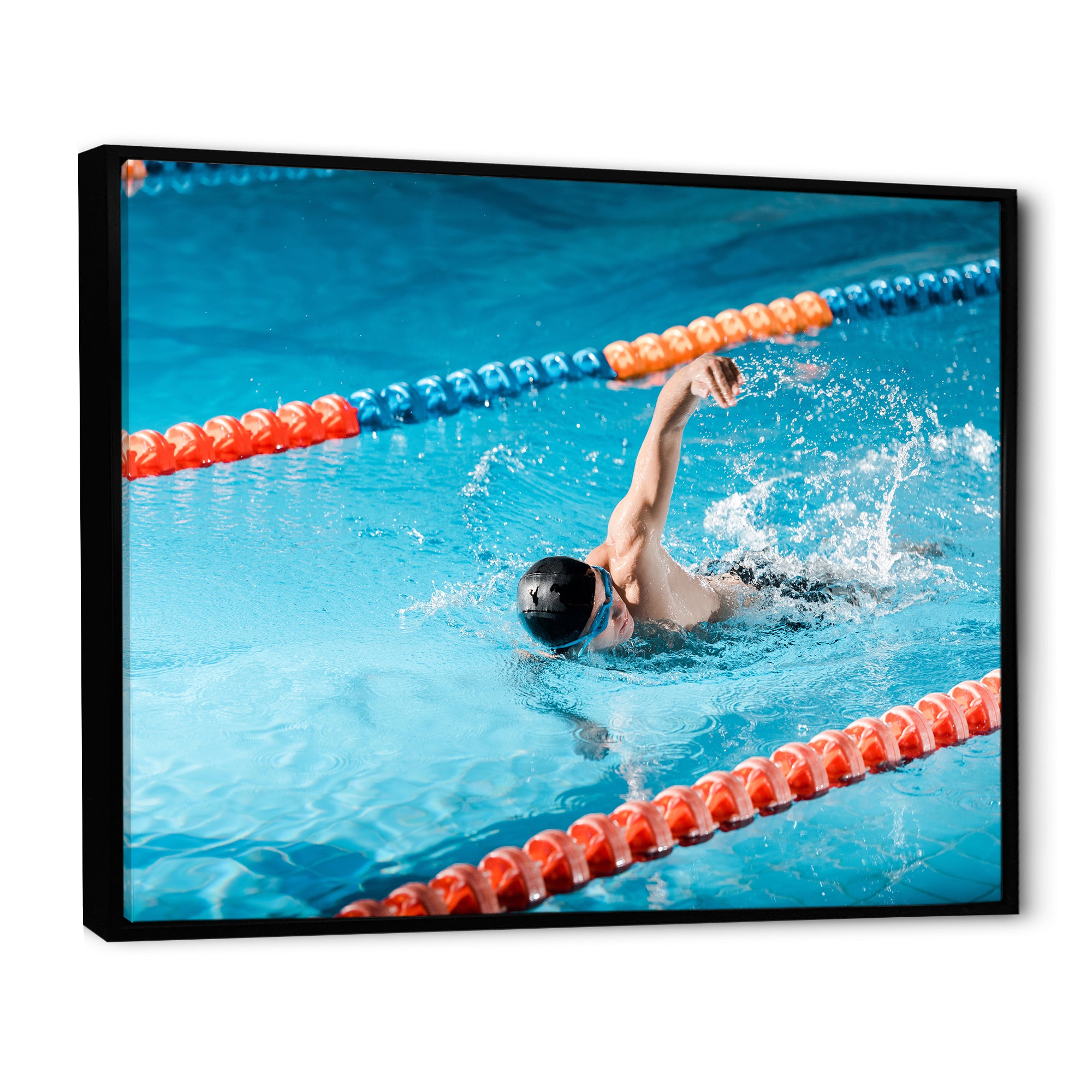 Swimming Strokes - Swimming Canvas Wall Art