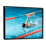 Swimming Strokes - Swimming Canvas Wall Art