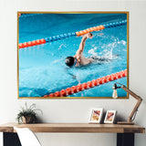 Swimming Strokes - Swimming Canvas Wall Art