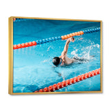 Swimming Strokes - Swimming Canvas Wall Art