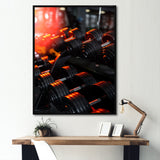 Weightlifting And Gym - Weightlifting Canvas Wall Art
