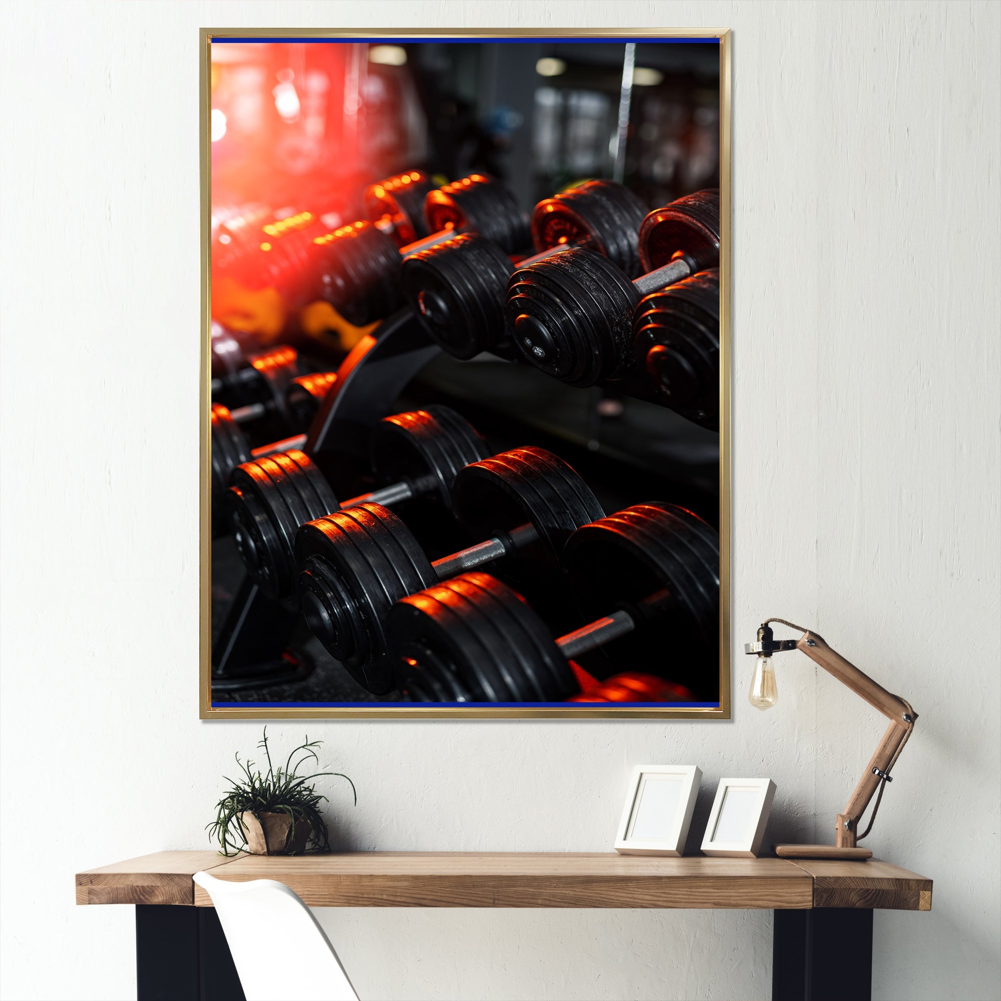 Weightlifting And Gym - Weightlifting Canvas Wall Art