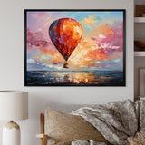 Colorful Air balloon Views I - Hot Air Balloon Canvas Wall Art