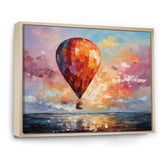 Colorful Air balloon Views I - Hot Air Balloon Canvas Wall Art