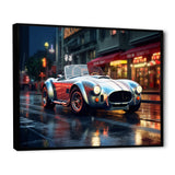 Classics Cobra Car At Night I - Car Old American Canvas Wall Art