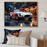 Classics Cobra Car At Night I - Car Old American Canvas Wall Art
