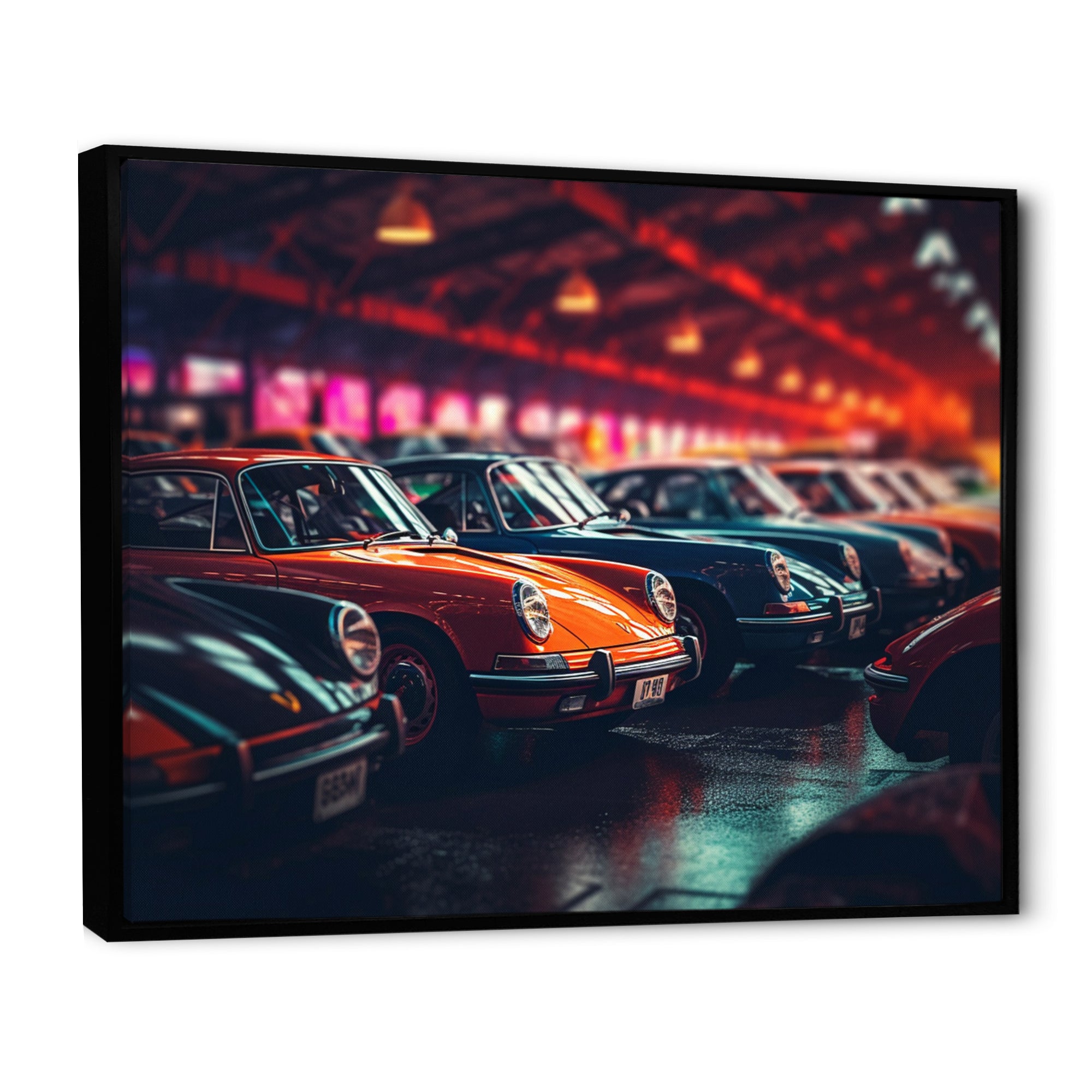 Classic German Car Harmony - Cars Retro Canvas Wall Art