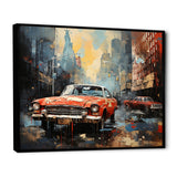Vintage Car Collage - Cars Retro Canvas Wall Art