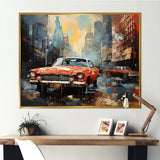 Vintage Car Collage - Cars Retro Canvas Wall Art