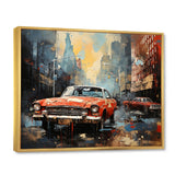 Vintage Car Collage - Cars Retro Canvas Wall Art