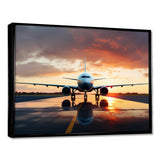 Ready For Take Off Plane Photo - Plane Canvas Wall Art