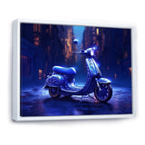 Scooter City Rides I - Scooter Canvas Wall Art
