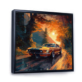 Muscle Car Late Drives I - Car Muscle Car Canvas Wall Art