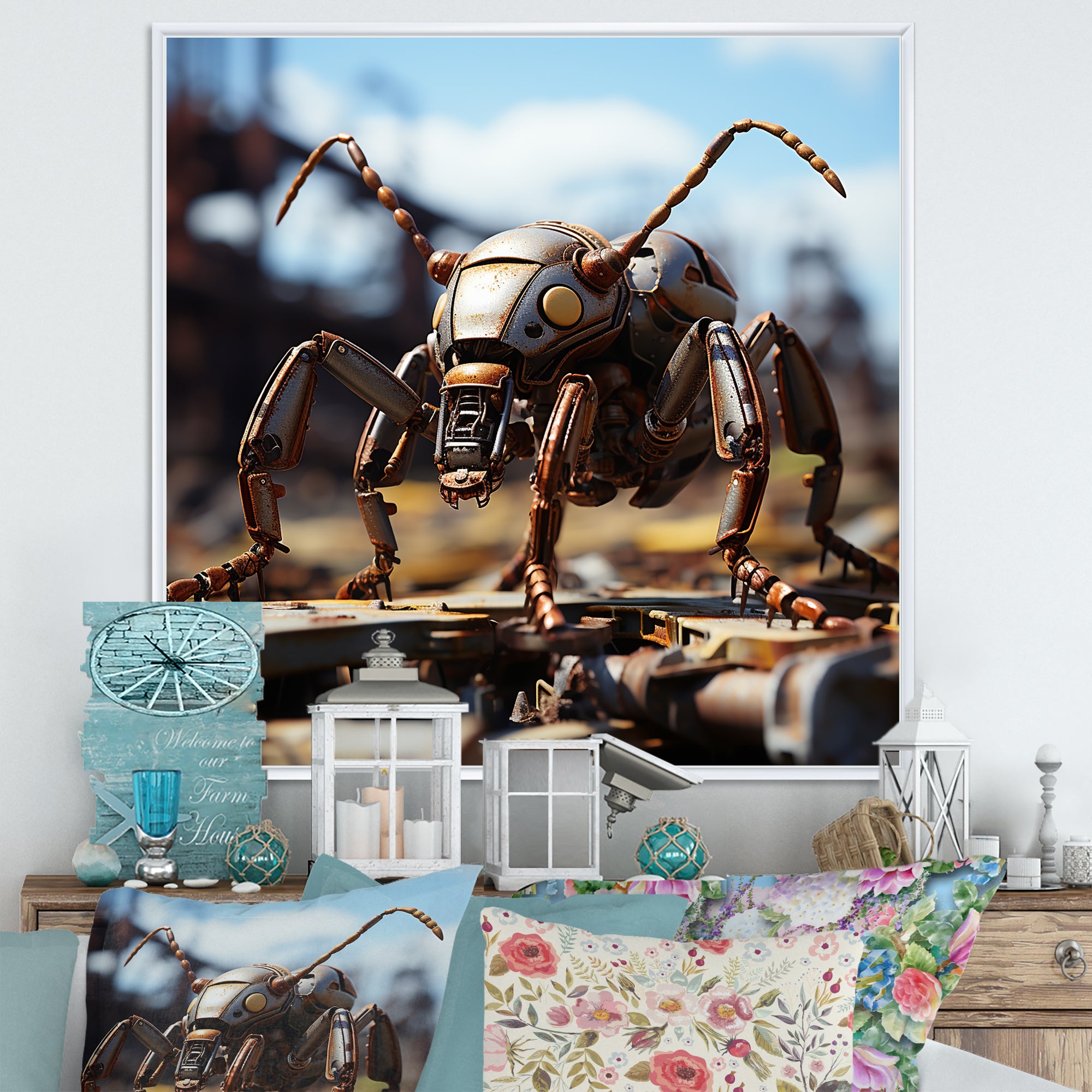 Industrial Antics Ant - Ant Wall Art Prints