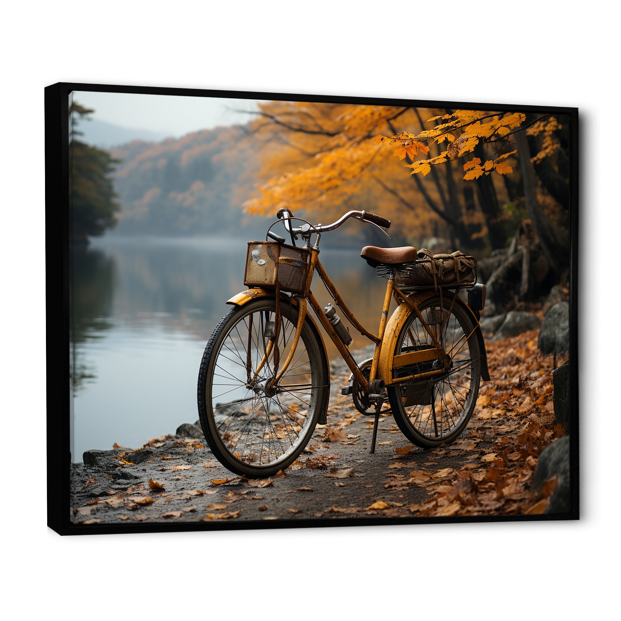 Amber Adventure Bicycle - Bicycle Canvas Wall Art