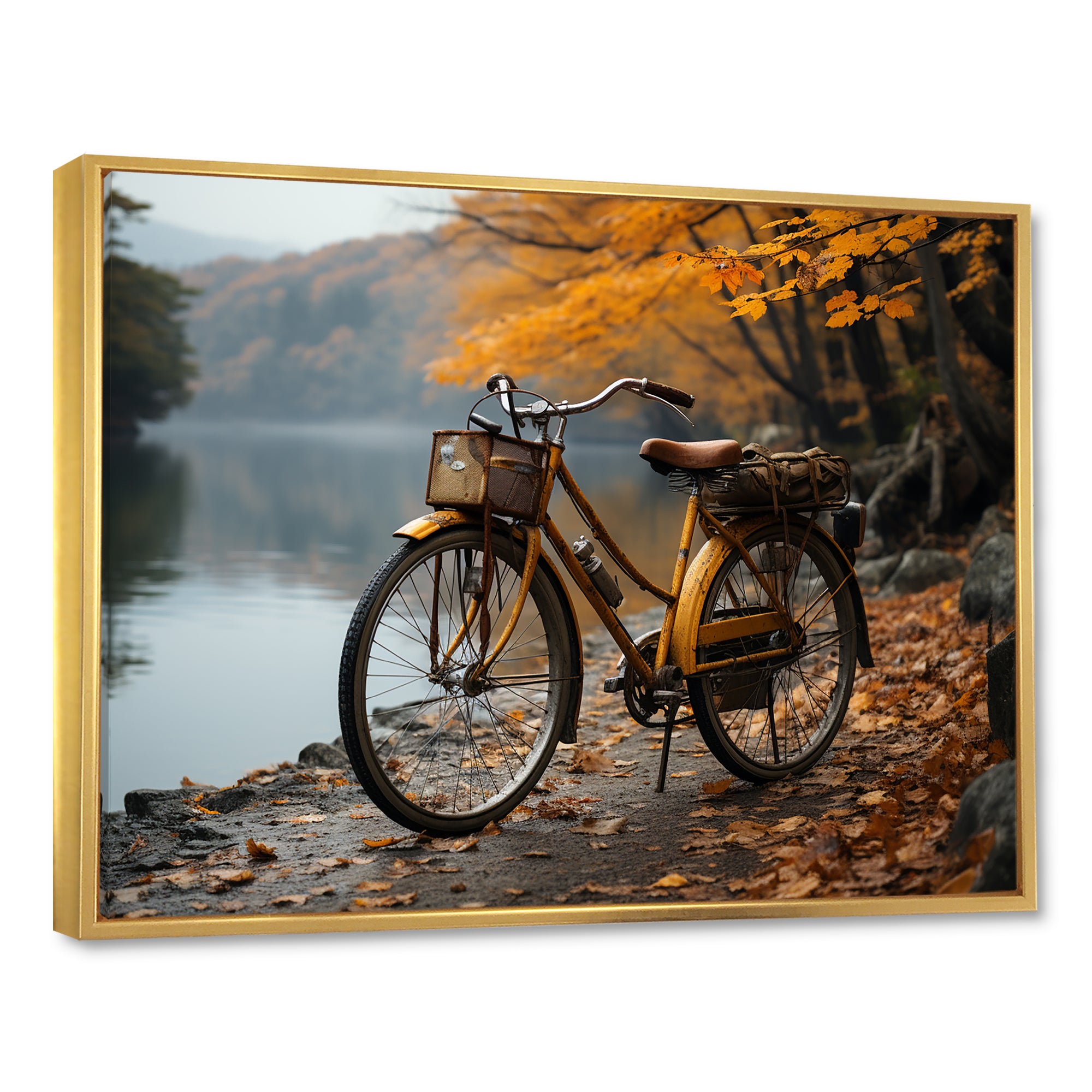 Amber Adventure Bicycle - Bicycle Canvas Wall Art