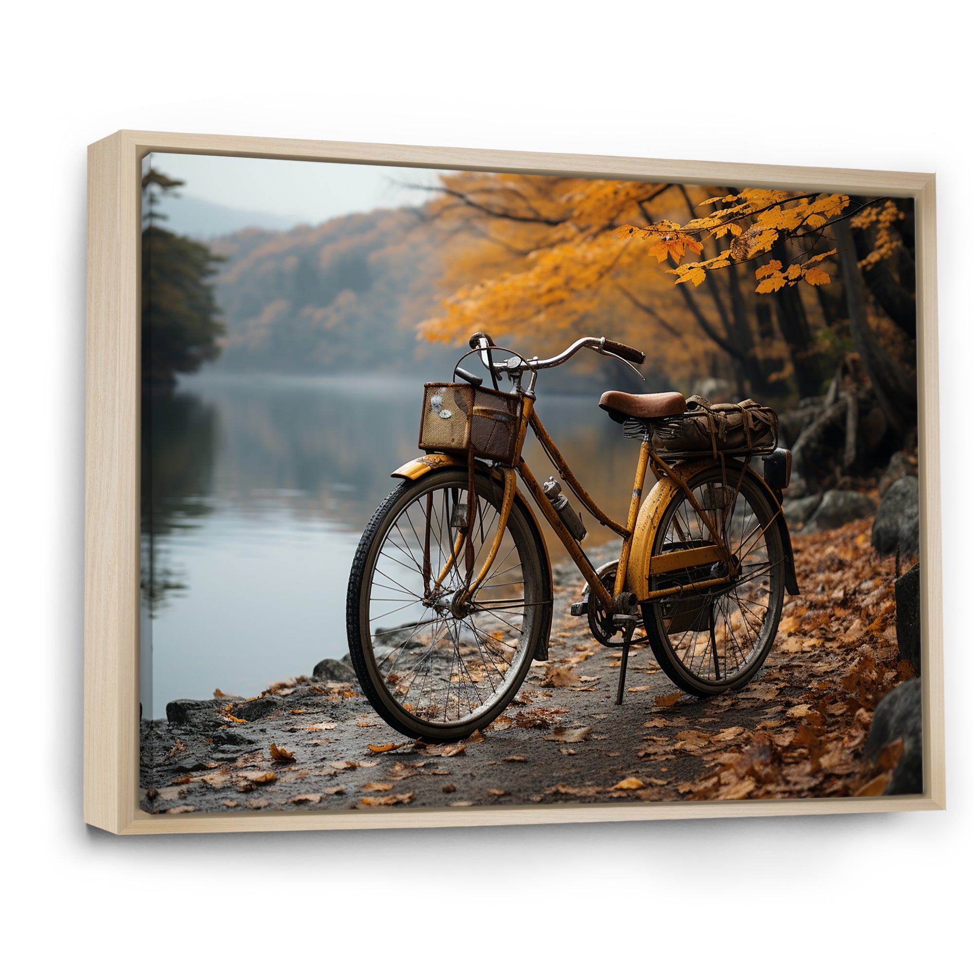 Amber Adventure Bicycle - Bicycle Canvas Wall Art