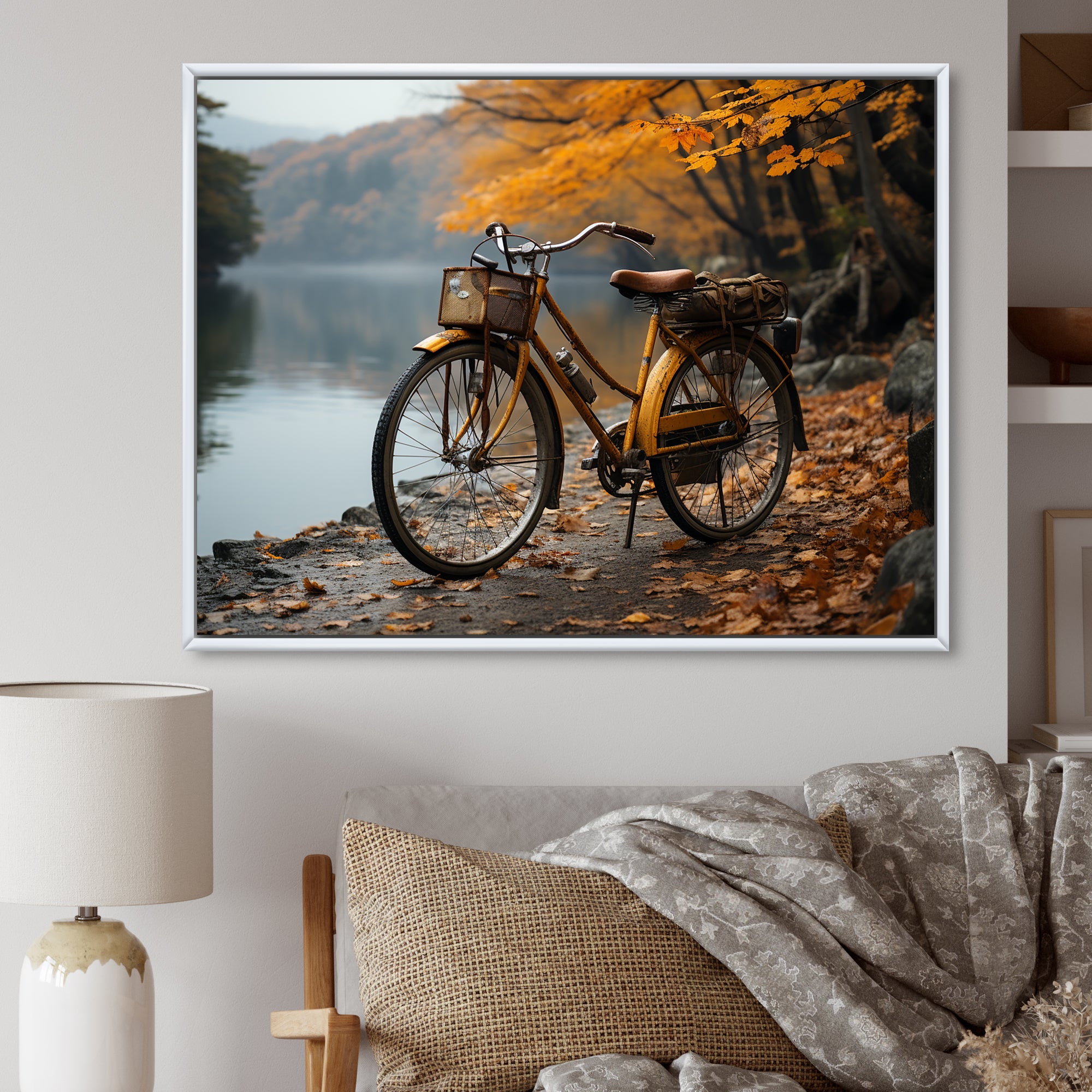 Amber Adventure Bicycle - Bicycle Canvas Wall Art