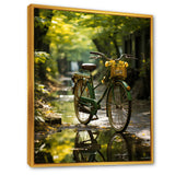 Emerald Excursion Bicycle - Bicycle Canvas Wall Art