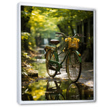 Emerald Excursion Bicycle - Bicycle Canvas Wall Art