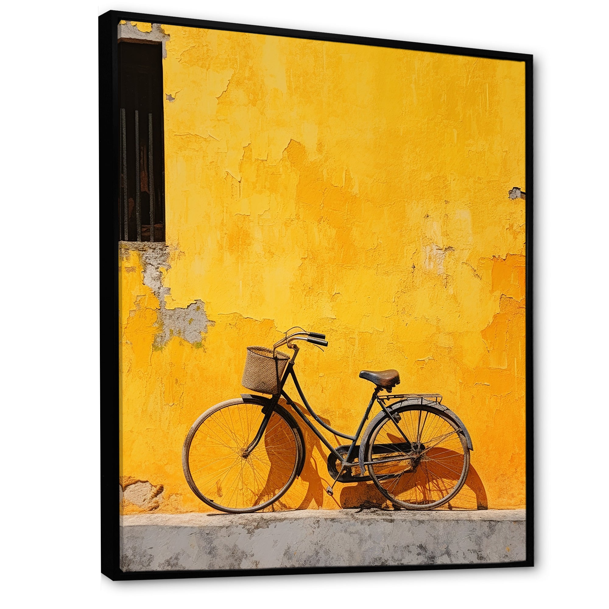 Lemon Leisure Bicycle - Bicycle Canvas Wall Art