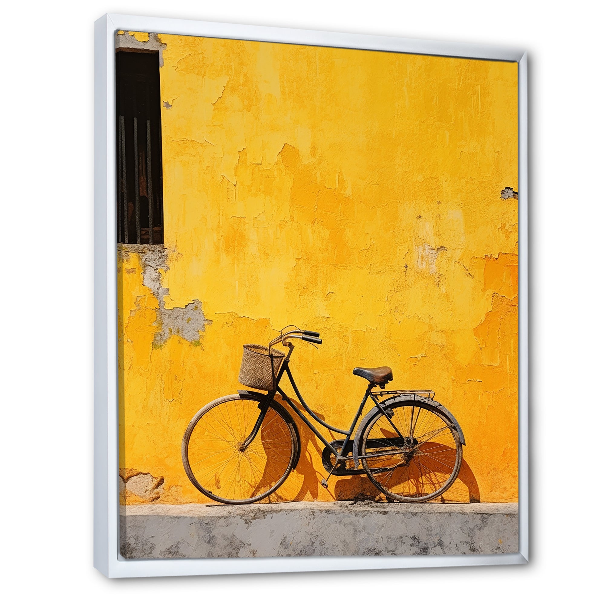 Lemon Leisure Bicycle - Bicycle Canvas Wall Art