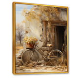 Olive Outing Vintage Bicycle - Bicycle Canvas Wall Art