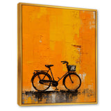 Bicycle Orange Odyssey - Bicycle Canvas Wall Art