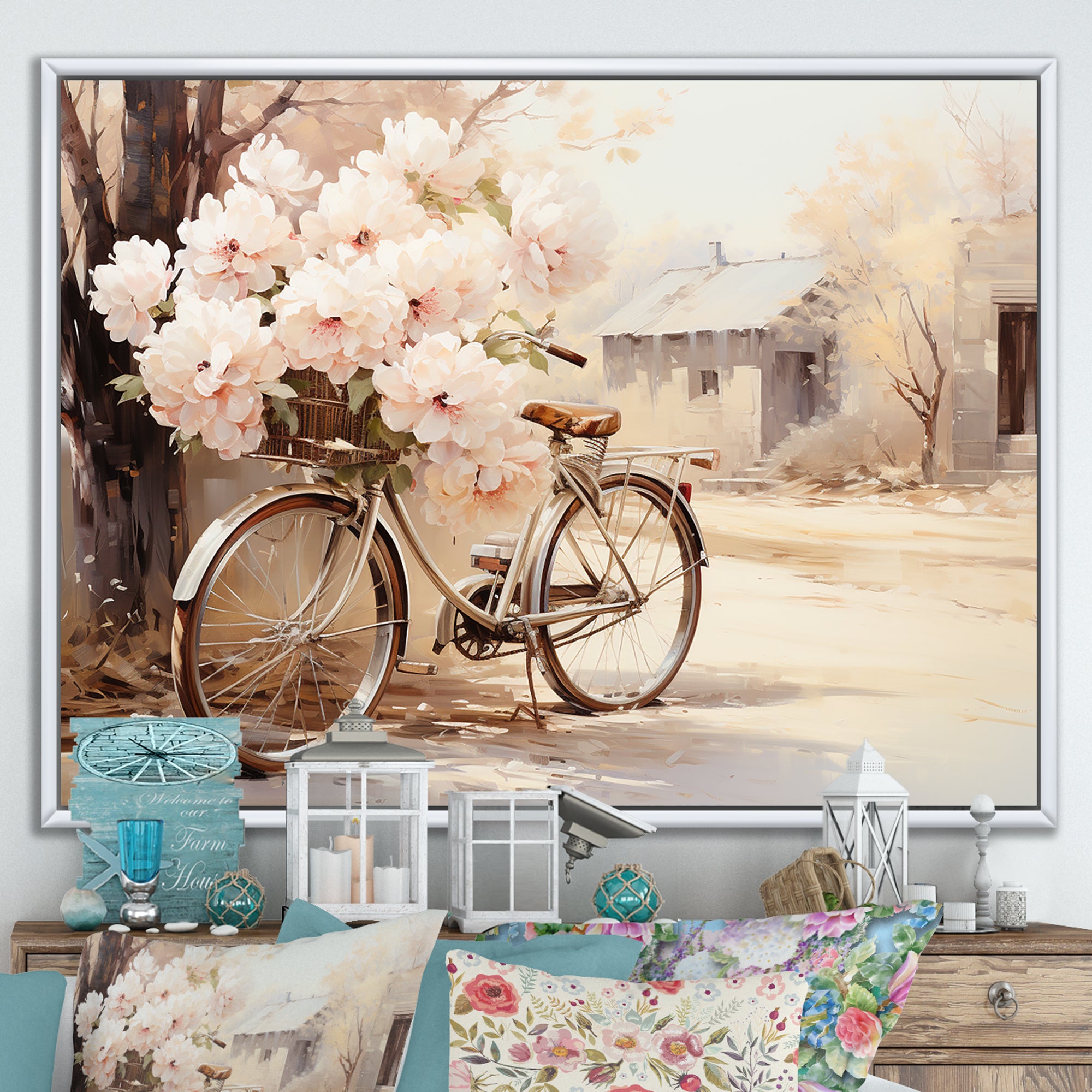 Bicycle Pearl Pedal I - Bicycle Canvas Wall Art