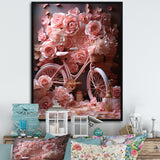 Bicycle Rose Reverie - Bicycle Canvas Wall Art