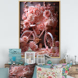 Bicycle Rose Reverie - Bicycle Canvas Wall Art